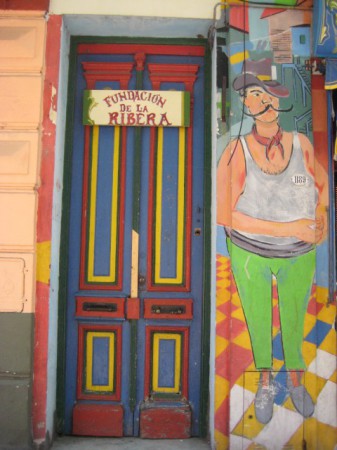 Decorated Doorway, la Boca
