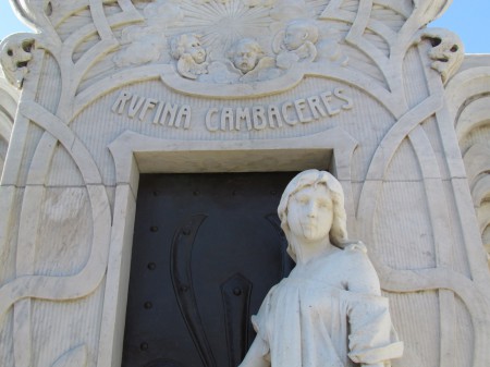 Rufina Cambaceres, Recoleta Cemetery